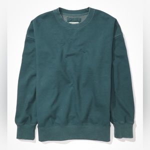 American Eagle Oversized Vintage Sweatshirt, XS, green